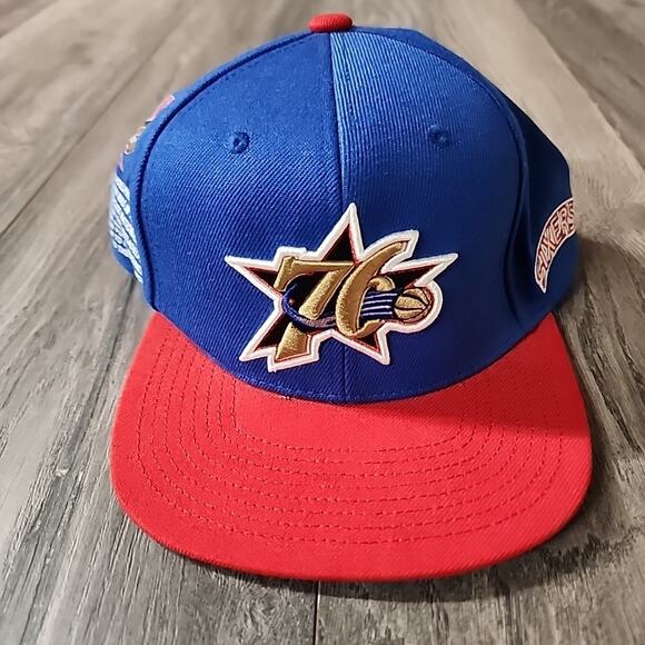 Mitchell & Ness Other - Philadelphia 76ers Mitchell & Ness NBA Snapback Hat 2Tone Hardwood Cap Sixers